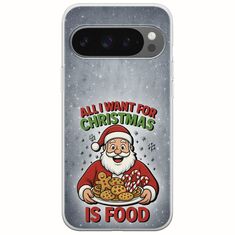 All I Want For Christmas Is - Food Google Pixel 9 Pro 5G Flexible TPU (Διάφανη Σιλικόνη)