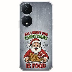 All I Want For Christmas Is - Food Honor X7b Flexible TPU (Διάφανη Σιλικόνη)
