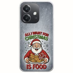 All I Want For Christmas Is - Food Oppo A60 5G Flexible TPU (Διάφανη Σιλικόνη)