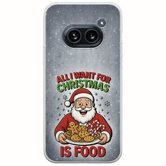 All I Want For Christmas Is - Food Nothing Phone (2a) 5G Flexible TPU (Διάφανη Σιλικόνη)