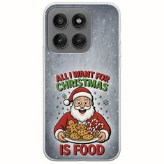 All I Want For Christmas Is - Food Motorola Edge 60 Pro 5G Flexible TPU (Διάφανη Σιλικόνη)