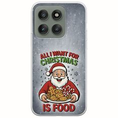 All I Want For Christmas Is - Food Motorola Edge 60 Fusion 5G Flexible TPU (Διάφανη Σιλικόνη)