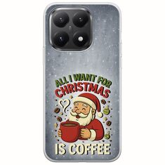All I Want For Christmas Is - Coffee Xiaomi 15T 5G Flexible TPU (Διάφανη Σιλικόνη)