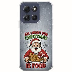 All I Want For Christmas Is - Food Motorola Moto G86 5G Flexible TPU (Διάφανη Σιλικόνη)