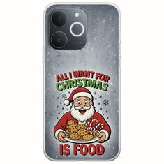 All I Want For Christmas Is - Food Realme Note 70T Flexible TPU (Διάφανη Σιλικόνη)
