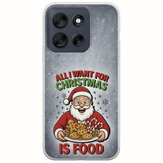 All I Want For Christmas Is - Food Motorola Moto G56 5G Flexible TPU (Διάφανη Σιλικόνη)
