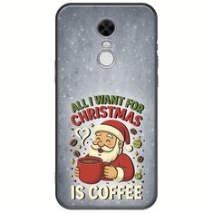 All I Want For Christmas Is - Coffee Xiaomi Redmi Note 4 / Note 4X Black TPU (Μαύρη Σιλικόνη)