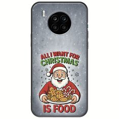 All I Want For Christmas Is - Food Honor 50 Lite Black TPU (Μαύρη Σιλικόνη)