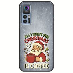 All I Want For Christmas Is - Coffee TCL 30 / 30 5G / 30+ Black TPU (Μαύρη Σιλικόνη)