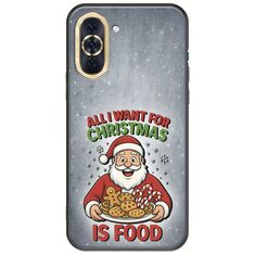 All I Want For Christmas Is - Food Huawei Nova 10 Black TPU (Μαύρη Σιλικόνη)