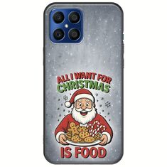 All I Want For Christmas Is - Food Honor X8 Black TPU (Μαύρη Σιλικόνη)