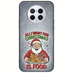 All I Want For Christmas Is - Food Huawei Mate 50 Pro Black TPU (Μαύρη Σιλικόνη)