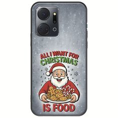All I Want For Christmas Is - Food Honor X7a Black TPU (Μαύρη Σιλικόνη)
