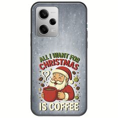 All I Want For Christmas Is - Coffee Xiaomi Redmi Note 12 Pro Plus 5G Black TPU (Μαύρη Σιλικόνη)