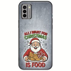 All I Want For Christmas Is - Food Nokia G22 Black TPU (Μαύρη Σιλικόνη)