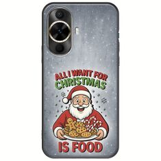 All I Want For Christmas Is - Food Huawei Nova 12s Black TPU (Μαύρη Σιλικόνη)