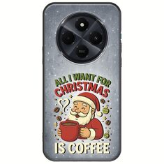 All I Want For Christmas Is - Coffee Xiaomi Poco C75 4G Black TPU (Μαύρη Σιλικόνη)