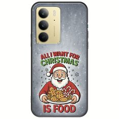 All I Want For Christmas Is - Food Realme C75 4G Black TPU (Μαύρη Σιλικόνη)