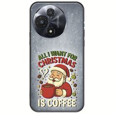 All I Want For Christmas Is - Coffee TCL 60R 5G Black TPU (Μαύρη Σιλικόνη)