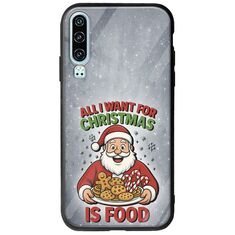 All I Want For Christmas Is - Food Huawei P30 Groove TPU (Tempered Glass και TPU)