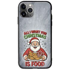 All I Want For Christmas Is - Food iPhone 11 Pro Max Groove TPU (Tempered Glass και TPU)