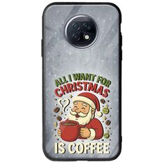All I Want For Christmas Is - Coffee Xiaomi Redmi Note 9T 5G Groove TPU (Tempered Glass και TPU)