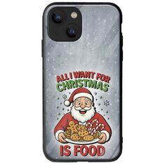 All I Want For Christmas Is - Food iPhone 13  Groove TPU (Tempered Glass και TPU)