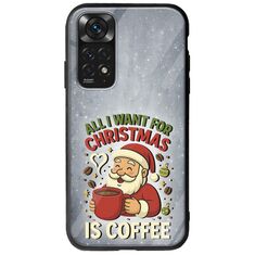 All I Want For Christmas Is - Coffee Xiaomi Redmi Note 11 / 11s Groove TPU (Tempered Glass και TPU)