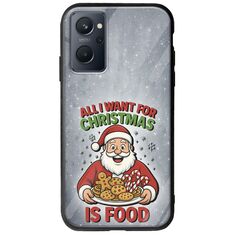 All I Want For Christmas Is - Food Realme 9i Groove TPU (Tempered Glass και TPU)