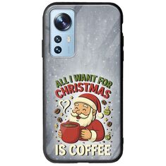 All I Want For Christmas Is - Coffee Xiaomi 12 / 12X Groove TPU (Tempered Glass και TPU)