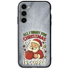 All I Want For Christmas Is - Coffee Samsung Galaxy S23 5G Groove TPU (Tempered Glass και TPU)