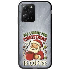 All I Want For Christmas Is - Coffee Xiaomi Poco X5 Pro 5G Groove TPU (Tempered Glass και TPU)