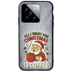 All I Want For Christmas Is - Coffee Xiaomi 14T 5G Groove TPU (Tempered Glass και TPU)