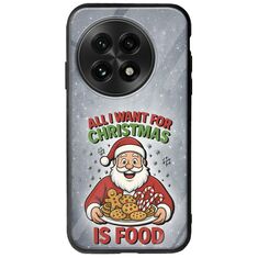 All I Want For Christmas Is - Food OnePlus 13 5G Groove TPU (Tempered Glass και TPU)