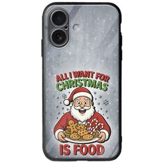 All I Want For Christmas Is - Food iPhone 17 Groove TPU (Tempered Glass και TPU)