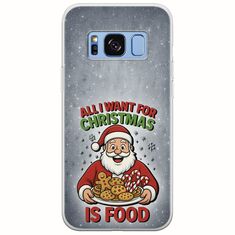 All I Want For Christmas Is - Food Samsung Galaxy S8 Flexible TPU (Διάφανη Σιλικόνη)