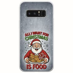 All I Want For Christmas Is - Food Samsung Galaxy Note 8 Flexible TPU (Διάφανη Σιλικόνη)