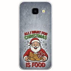 All I Want For Christmas Is - Food Samsung Galaxy A3(2016) Flexible TPU (Διάφανη Σιλικόνη)