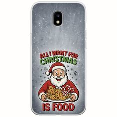 All I Want For Christmas Is - Food Samsung Galaxy J5(2017) Flexible TPU (Διάφανη Σιλικόνη)