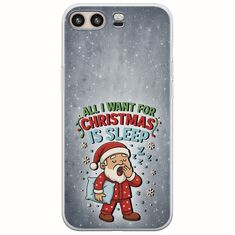 All I Want For Christmas Is - Sleep Huawei P10 Plus Flexible TPU (Διάφανη Σιλικόνη)