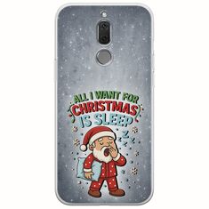 All I Want For Christmas Is - Sleep Huawei Mate 10 Lite Flexible TPU (Διάφανη Σιλικόνη)