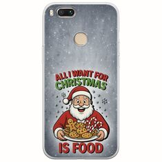 All I Want For Christmas Is - Food Xiaomi Mi A1 / Mi 5X Flexible TPU (Διάφανη Σιλικόνη)