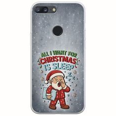 All I Want For Christmas Is - Sleep OnePlus 5T Flexible TPU (Διάφανη Σιλικόνη)