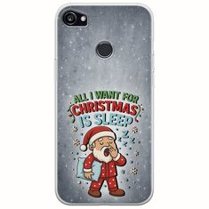 All I Want For Christmas Is - Sleep Google Pixel 2XL Flexible TPU (Διάφανη Σιλικόνη)