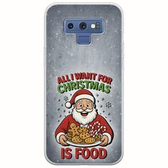 All I Want For Christmas Is - Food Samsung Galaxy Note 9 Flexible TPU (Διάφανη Σιλικόνη)