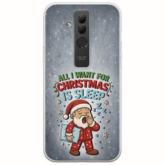 All I Want For Christmas Is - Sleep Huawei Mate 20 Lite Flexible TPU (Διάφανη Σιλικόνη)