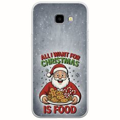 All I Want For Christmas Is - Food Samsung Galaxy J4 Plus Flexible TPU (Διάφανη Σιλικόνη)