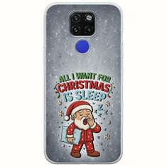All I Want For Christmas Is - Sleep Huawei Mate 20 Flexible TPU (Διάφανη Σιλικόνη)