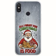 All I Want For Christmas Is - Food Xiaomi Redmi S2 Flexible TPU (Διάφανη Σιλικόνη)
