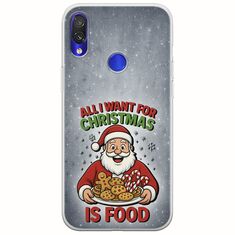 All I Want For Christmas Is - Food Xiaomi Redmi Note 7 Flexible TPU (Διάφανη Σιλικόνη)